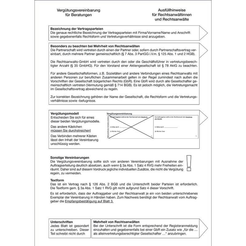 SoldanPlus Vergütungsvereinbarung für Beratungen