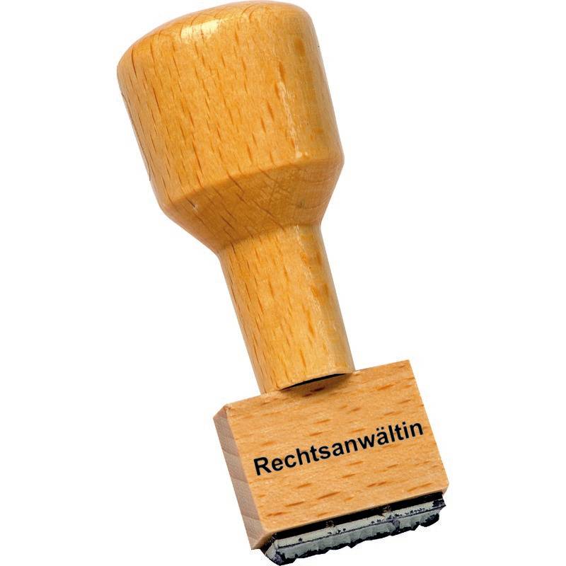 SoldanPlus Holzstempel "Rechtsanwältin"