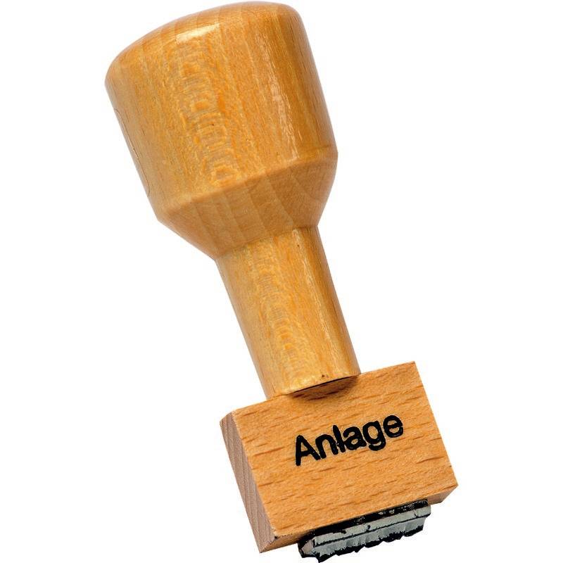 SoldanPlus Holzstempel "Anlage"