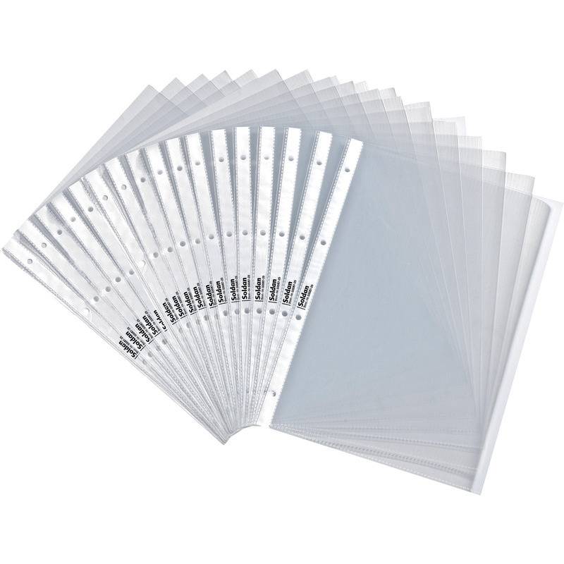 SoldanPlus Prospekthüllen BUDGET, oben offen, glasklar