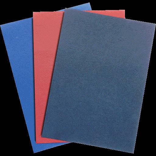 SoldanPlus Rückendeckel aus farbigem Vollkarton in Lederstruktur, burgunder