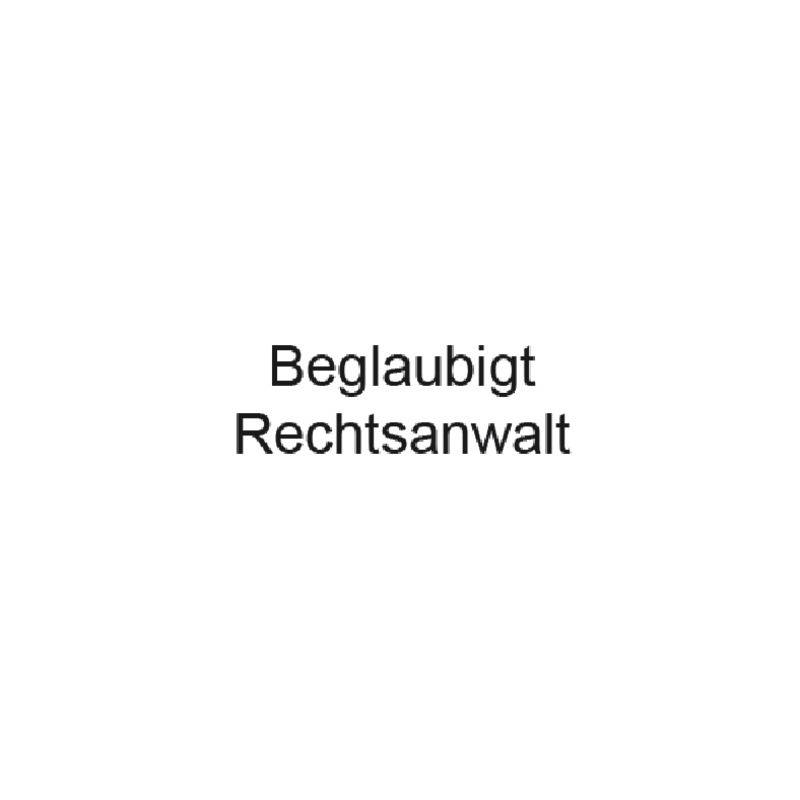SoldanPlus Selbstfärbender Vorgangsstempel "Beglaubigt - Rechtsanwalt"