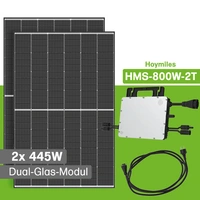 890W Balkonkraftwerk Hoymiles HMS-800W-2T 445W Trina Solar Module 890W Balkonkraftwerk Hoymiles HMS-800W-2T 445W Trina Solar Module