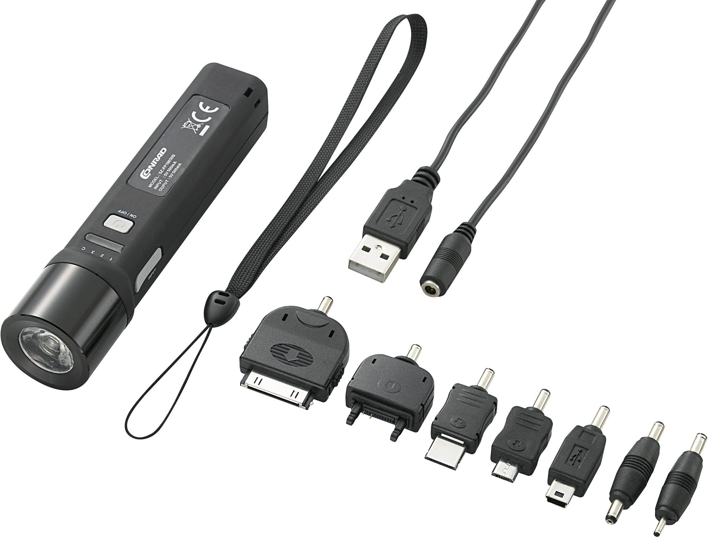 VOLTCRAFT Emergency-Lader Powerbank 2600 mAh  Li-Ion  Schwarz