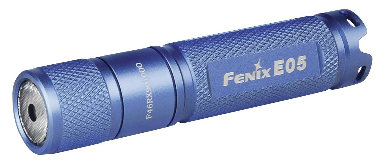 Fenix Light E05 LED Mini-Taschenlampe mit Schlüsselanhänger batteriebetrieben 85lm 3h 22g