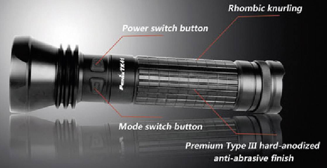 Fenix Light Tk41 LED Taschenlampe batteriebetrieben 240 h 320 g