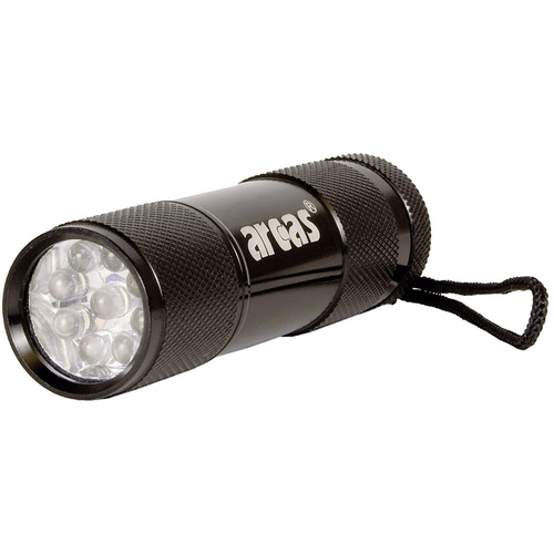 Arcas Alu 9 LED LED Mini-Taschenlampe batteriebetrieben 65 g