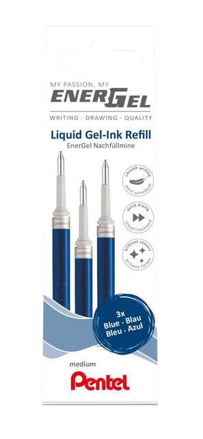 Pentel EnerGel Gelschreiberminen blau 0,35 mm 3 St.