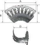 Schlauchhalter SH 113986 Ausführung SH04 maxi A 389mm B 174mm C 180mm D 188mm max. Schlauchaufnahmemenge bei NW 26, 35 -
