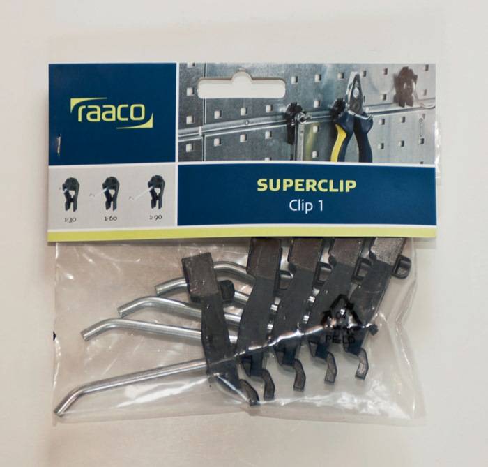 raaco 110785 Werkzeughaken Clip 4-40 mm Hammerhalter (L x B x H) 44 x 70 x 61 mm 1 St.
