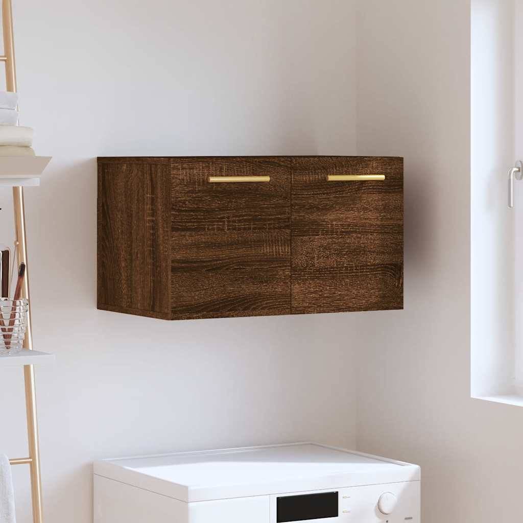 vidaXL Wandschrank Braun Eichen-Optik 60x36,5x35cm Holzwerkstoff