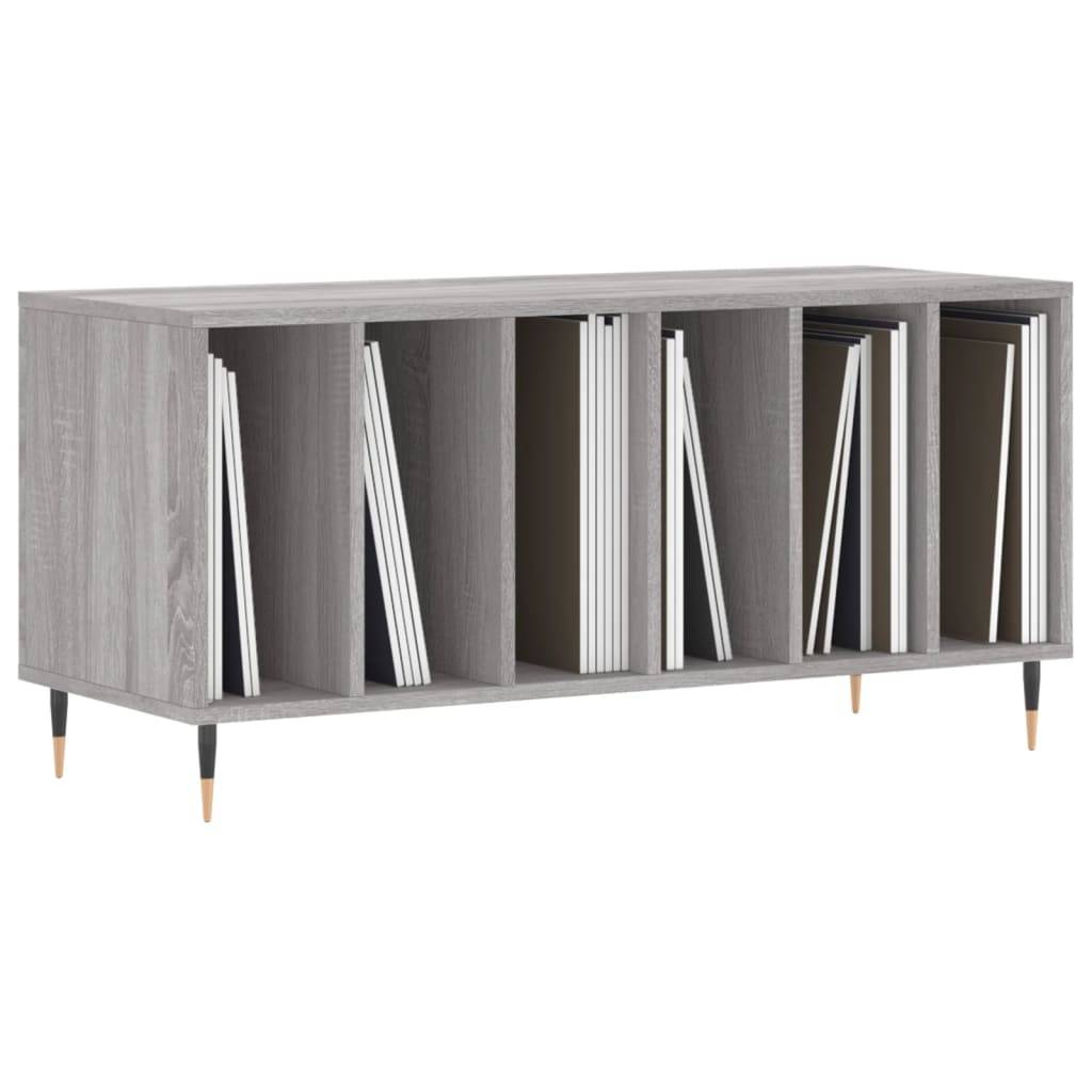 vidaXL Plattenschrank Grau Sonoma 100x38x48 cm Holzwerkstoff