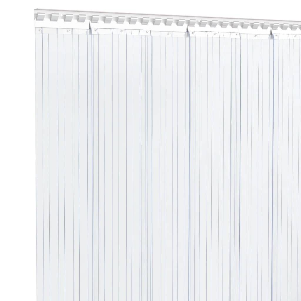 vidaXL Türvorhang Transparent 300x2,6 mm 25 m PVC