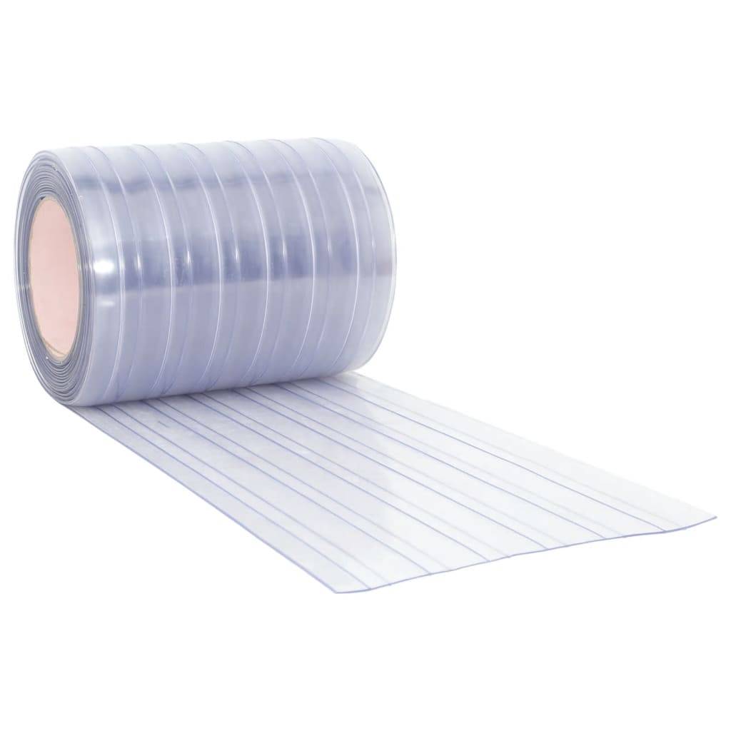 vidaXL Türvorhang Transparent 300x2,6 mm 25 m PVC