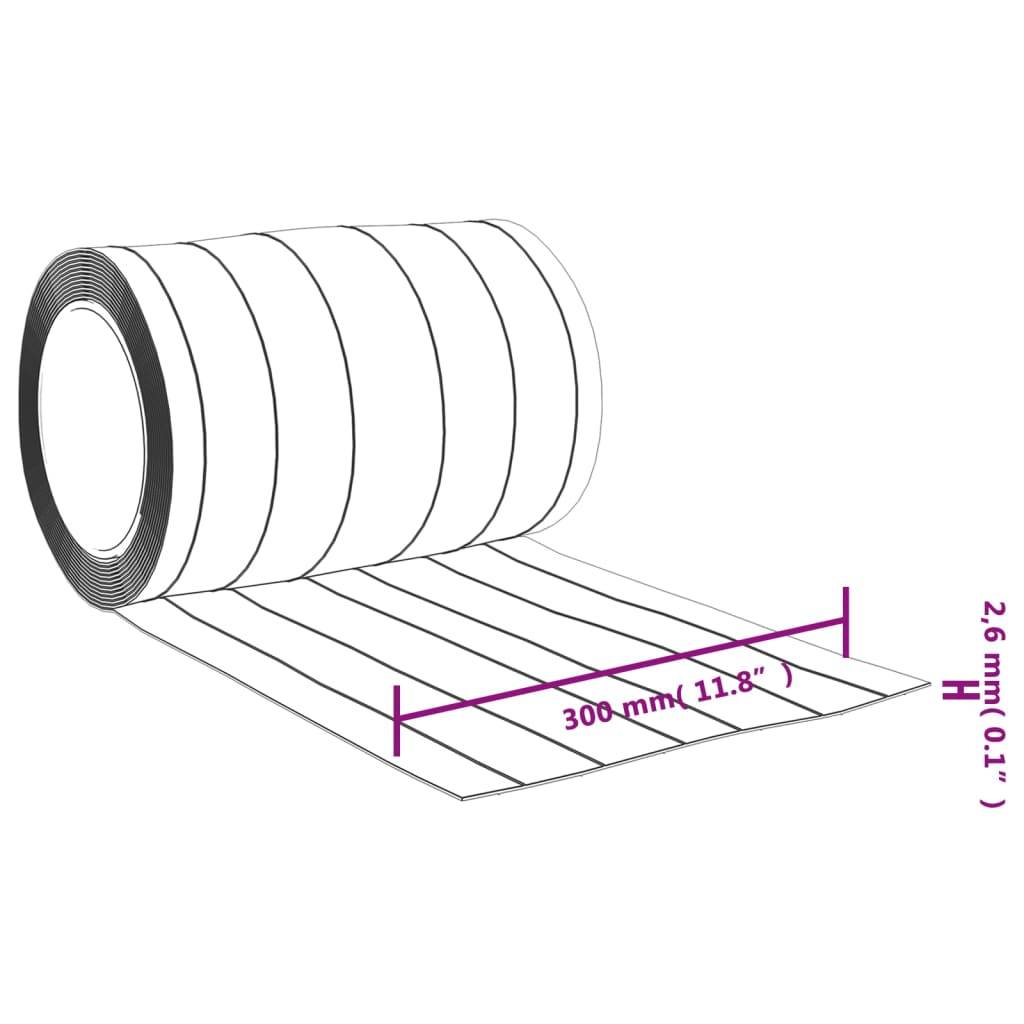 vidaXL Türvorhang Transparent 300x2,6 mm 25 m PVC
