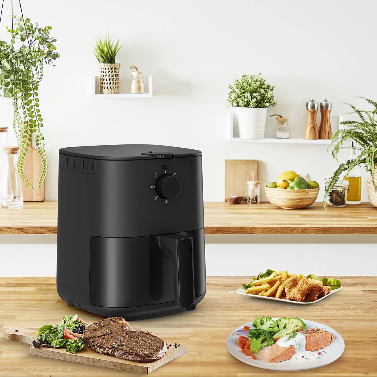Tefal EY1308 Heißluftfritteuse 3,5L, energiesparend, ölfrei