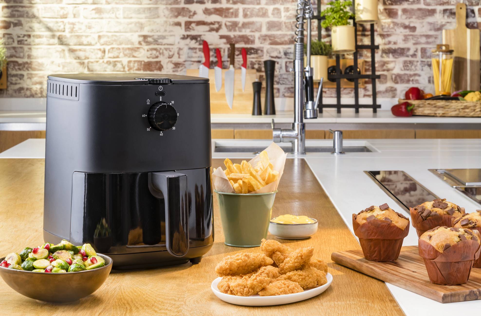 Tefal EY1308 Heißluftfritteuse 3,5L, energiesparend, ölfrei