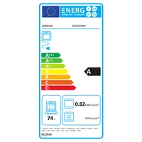 Gorenje Elektroherd O/U/Grill,70L GE5A23WH Gorenje Elektroherd O/U/Grill,70L GE5A23WH