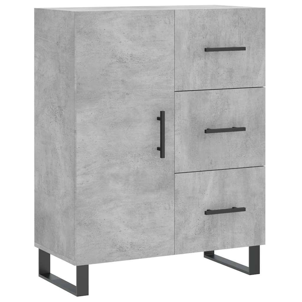 vidaXL Sideboard Betongrau 69,5x34x90 cm Holzwerkstoff