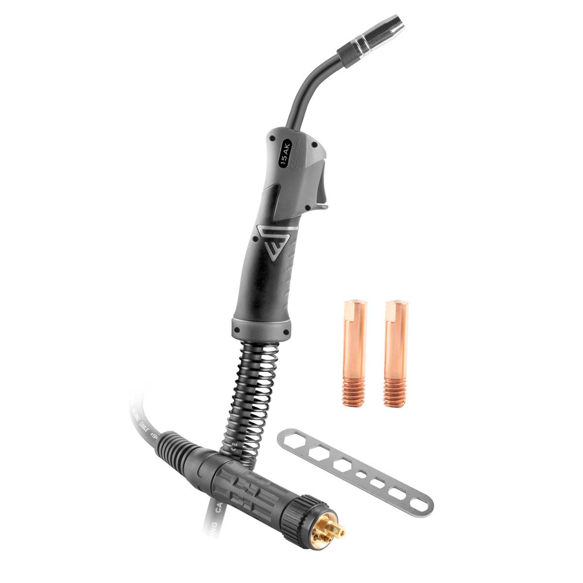 STAHLWERK Schweißbrenner AK15 MB15 3 m Schlauchpaket für MIG MAG Schweißgeräte