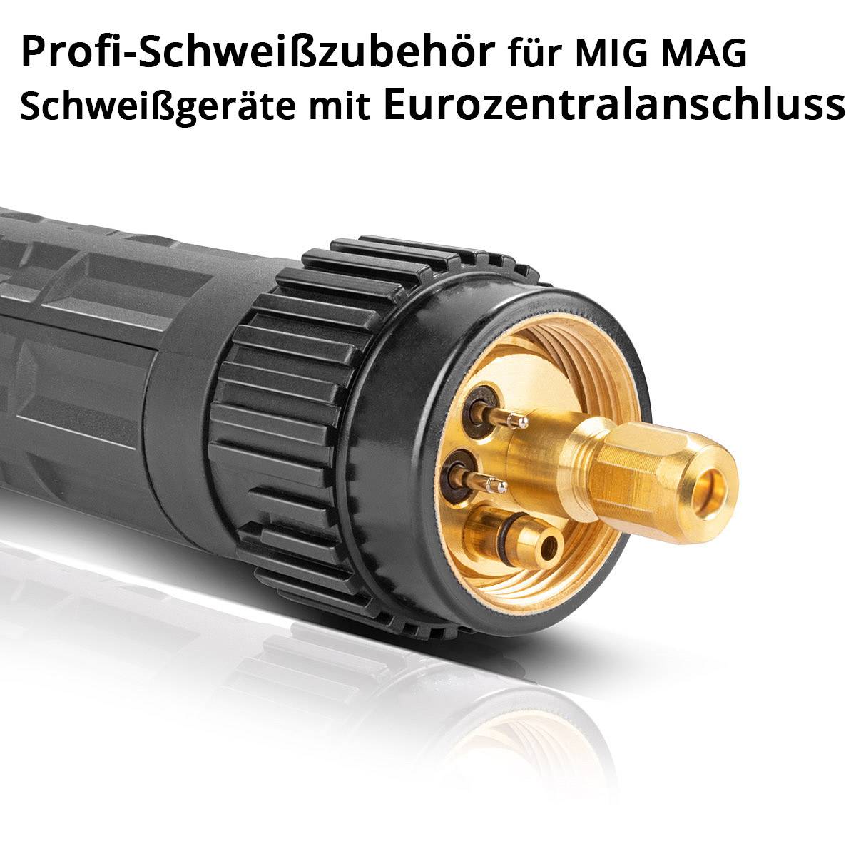 STAHLWERK Schweißbrenner AK25 MB25 3 m Schlauchpaket für MIG MAG Schweißgeräte