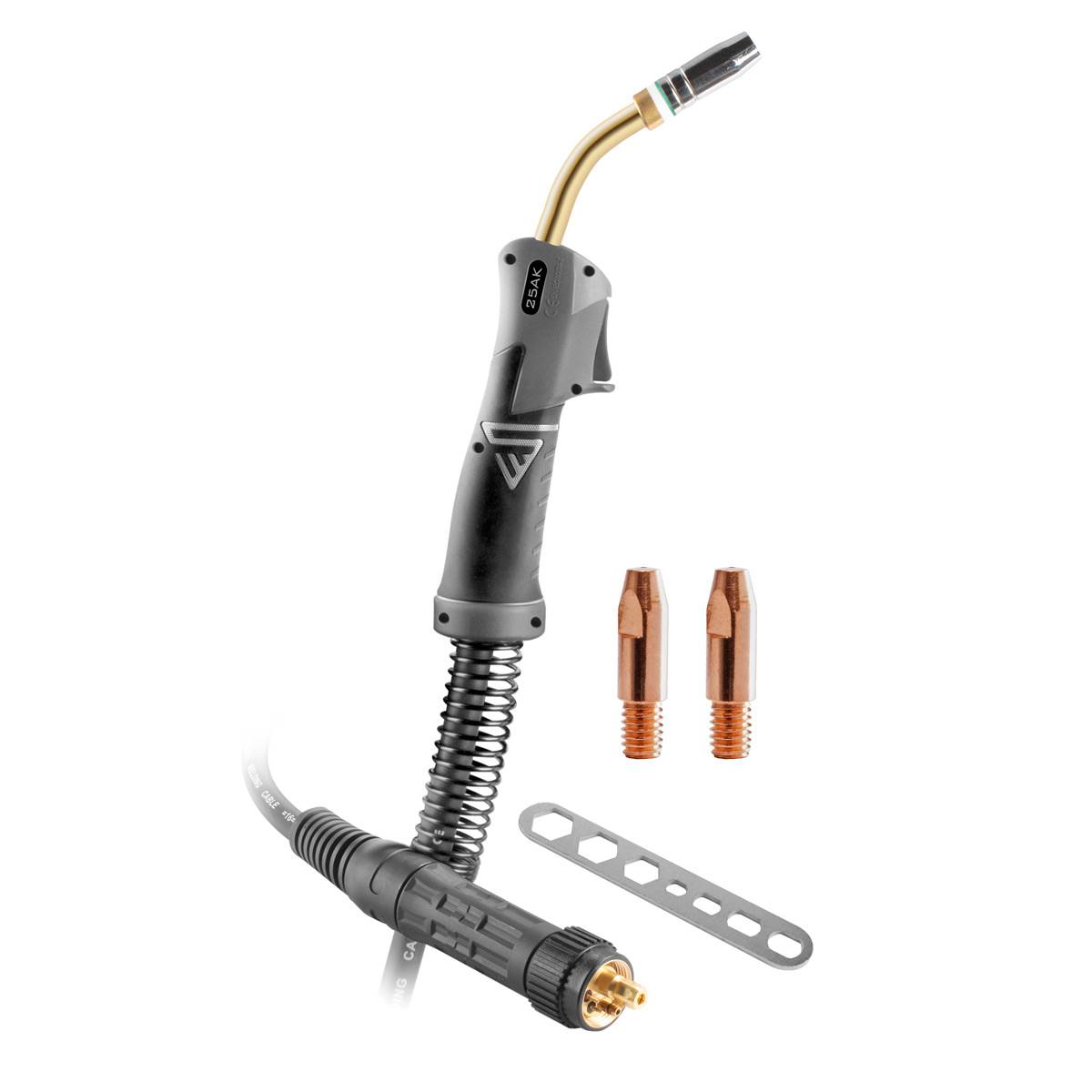 STAHLWERK Schweißbrenner AK25 MB25 3 m Schlauchpaket für MIG MAG Schweißgeräte