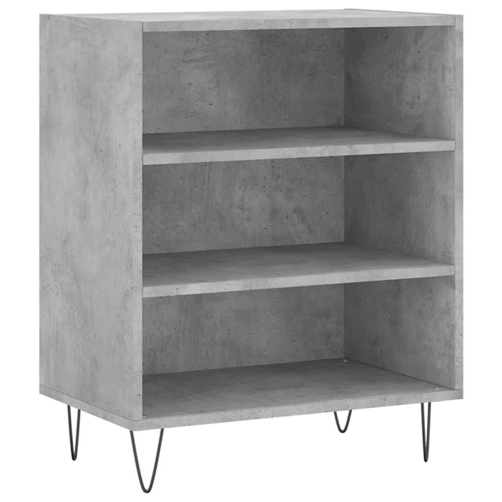 vidaXL Sideboard Betongrau 57x35x70 cm Holzwerkstoff