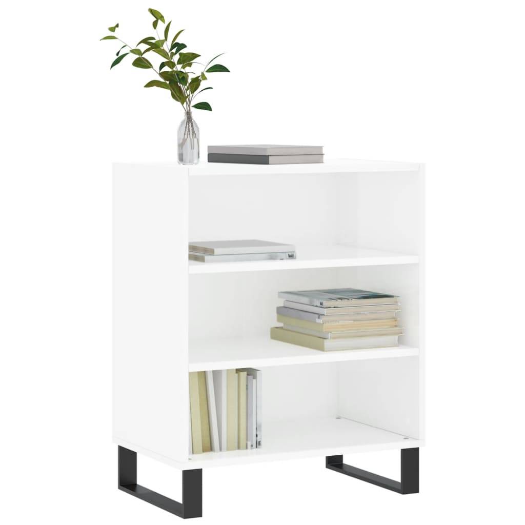 vidaXL Sideboard Hochglanz-Weiß 57x35x70 cm Holzwerkstoff