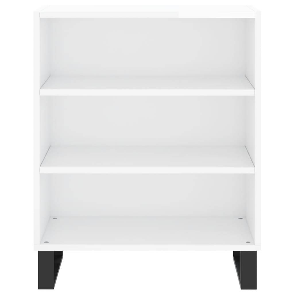 vidaXL Sideboard Hochglanz-Weiß 57x35x70 cm Holzwerkstoff