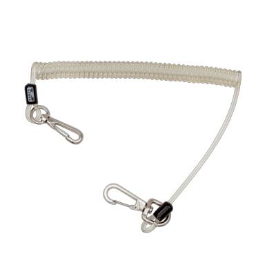 Bahco Aufrollbare Sicherungsleine mit Wendelschnur, mit 1-mm-Drahtschlaufe