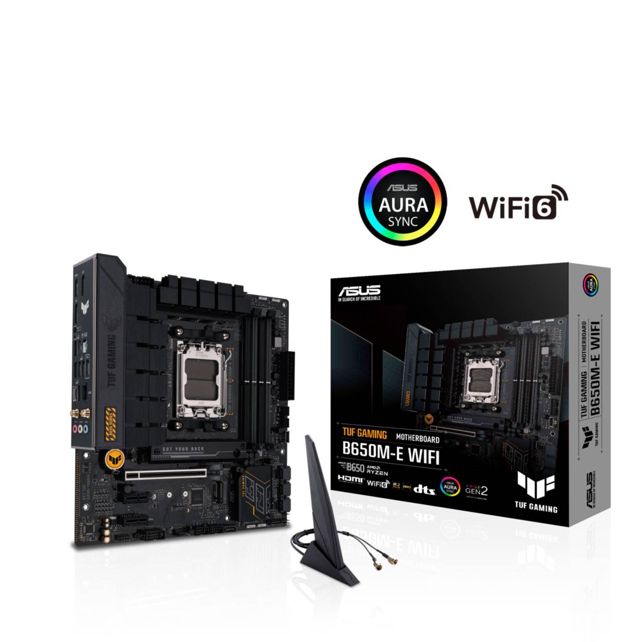 MB ASUS TUF GAMING B650M-E WIFI (AMD,AM5,DDR5,mATX) Multimedia-Technik AMD