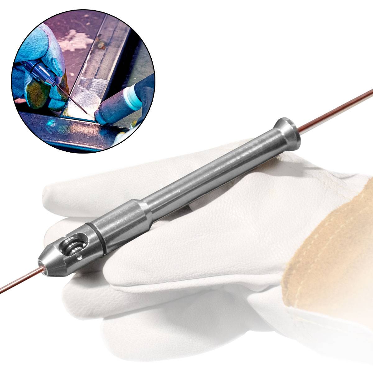 STAHLWERK WIG Schweißdrahthalter TIG Pen für Schweißstäbe 0,8-3,2 mm