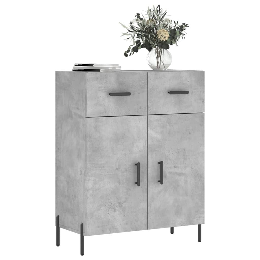 vidaXL Sideboard Betongrau 69,5x34x90 cm Holzwerkstoff
