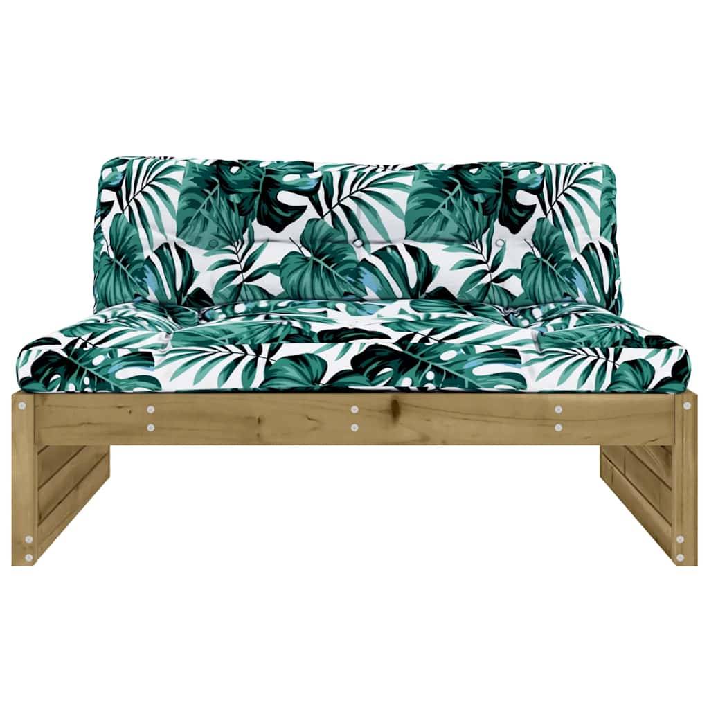 vidaXL Mittelsofa 120x80 cm Kiefernholz Imprägniert