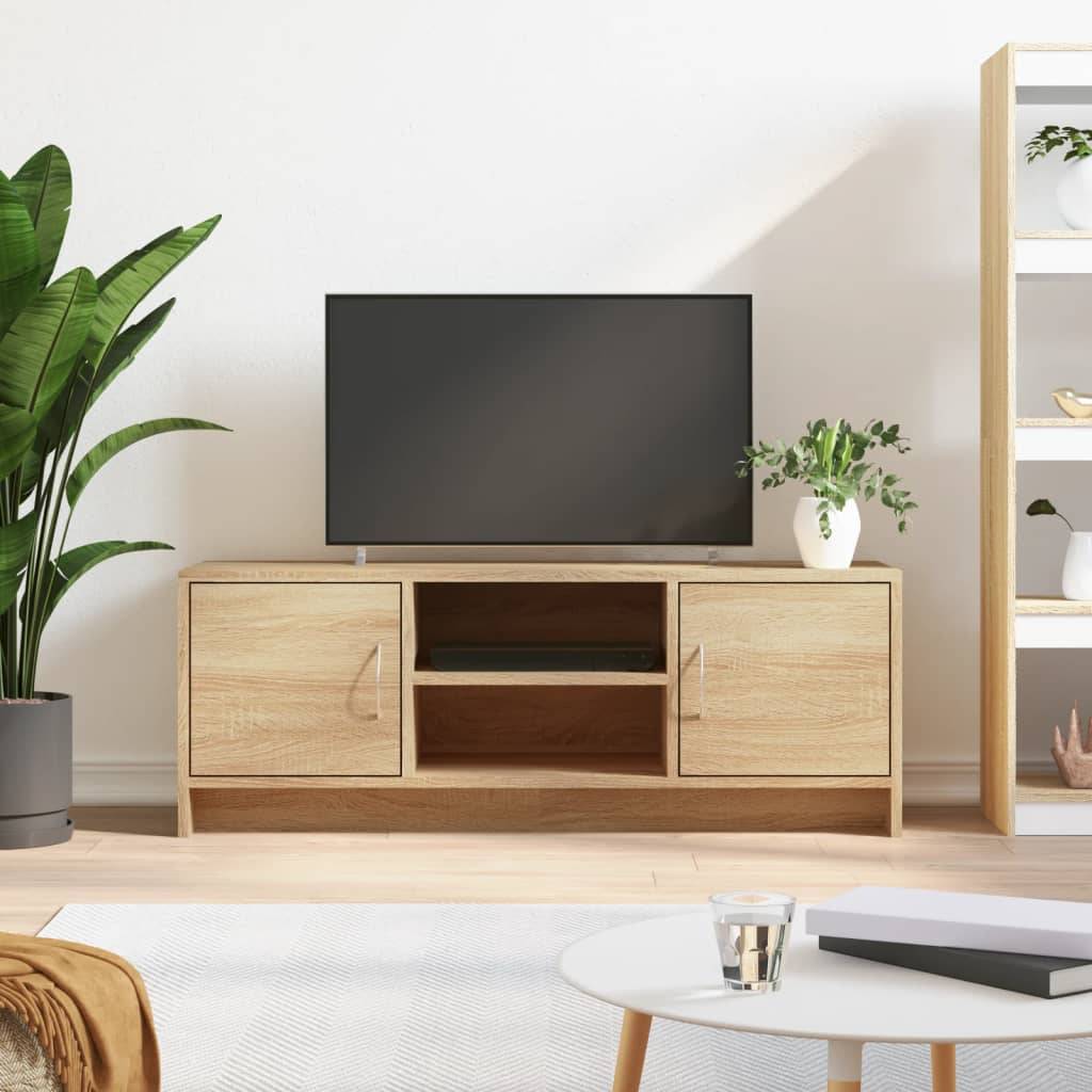 vidaXL TV-Schrank Sonoma-Eiche 102x30x37,5 cm Holzwerkstoff