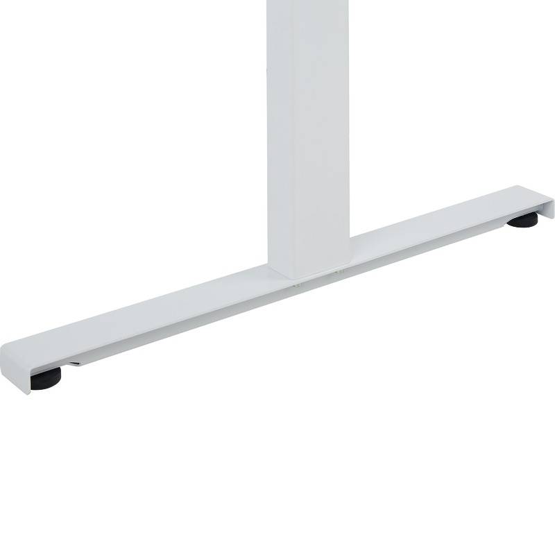 SoldanOffice Sitz-/Steh-Schreibtisch, elektrisch verstellbar, BxTxH 1600x800x600-1250 mm, weiß/weiß