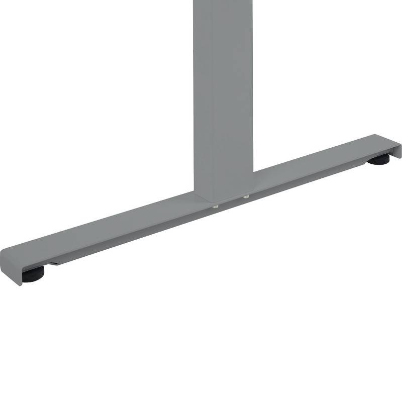 SoldanOffice Sitz-/Steh-Schreibtisch, elektrisch verstellbar, BxTxH 1600x800x600-1250 mm, Nussbaum