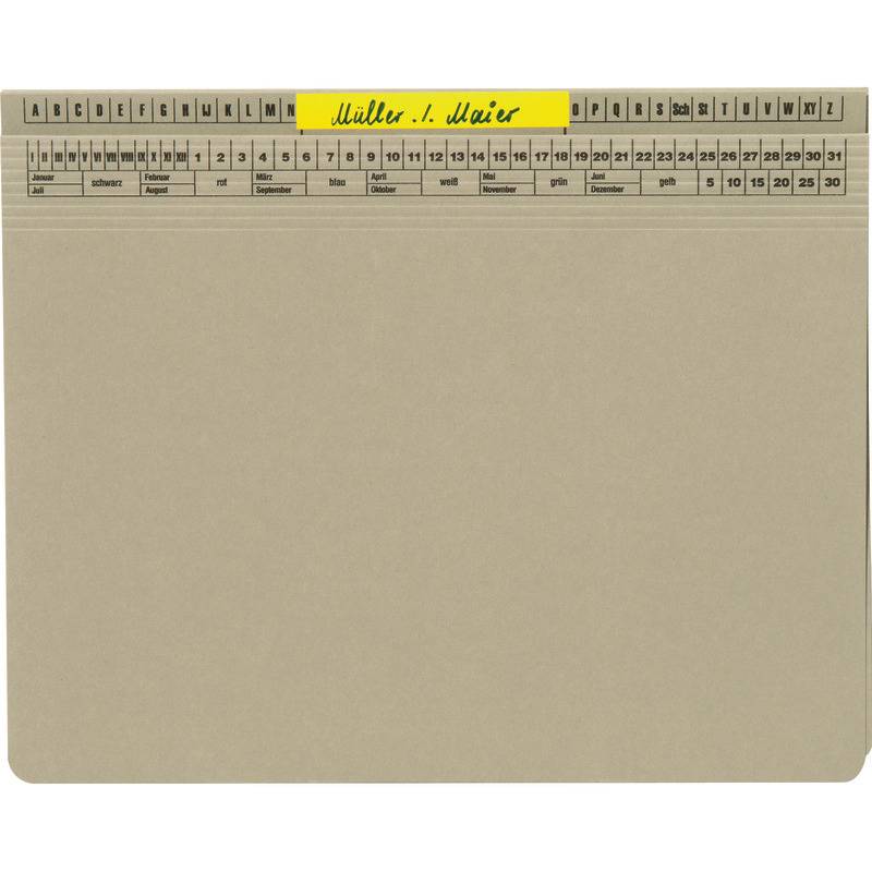 SoldanPlus Farbige Aktengurte PRISMA, Länge: 750 mm, Pack: 6 Stück, dunkelblau