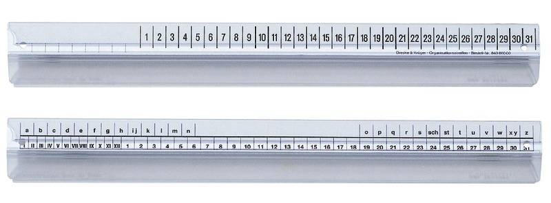 AdvoBedarf Vollsichtsystem Organisationssichtleiste