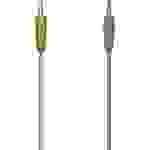 Hama Audio-Kabel Flexi-Slim, 3,5-mm-Klinken-Stecker, vergold., Grün, 0,75 m (00200728)