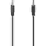 Hama Audio-Kabel Flexi-Slim, 3,5-mm-Klinken-Stecker, vergold., Schwarz, 0,75 m (00200725)