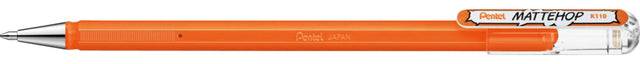 Pentel Mattehop - Verschlossener Gelschreiber - Orange - Orange - Kunststoff - Fein - 1 mm