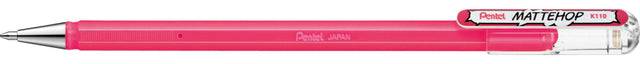 Pentel Mattehop - Verschlossener Gelschreiber - Pink - Pink - Kunststoff - Fein - 1 mm