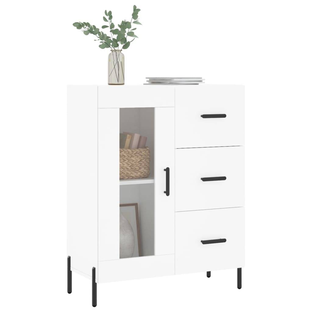 vidaXL Sideboard Weiß 69,5x34x90 cm Holzwerkstoff