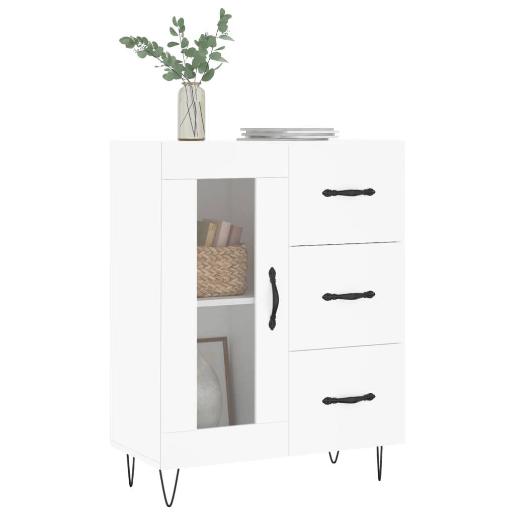 vidaXL Sideboard Weiß 69,5x34x90 cm Holzwerkstoff
