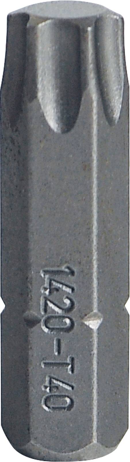 Bit-Schraubendrehereinsatz Gr. T 40 6kant C 6,3 L.26mm