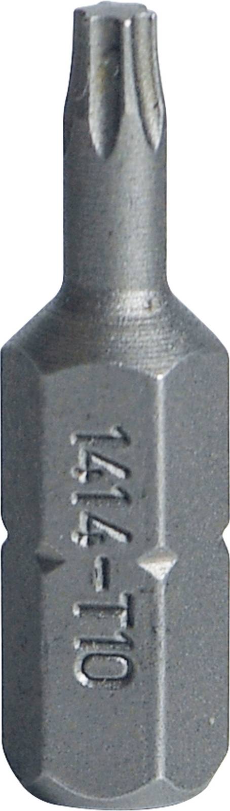 Bit-Schraubendrehereinsatz Gr. T 10 6kant C 6,3 L.27mm
