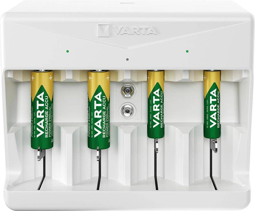Varta 57658101401 Universal Charger Ladegerät 2 od.4 AA,AAA,C,D,1x9V NiMH