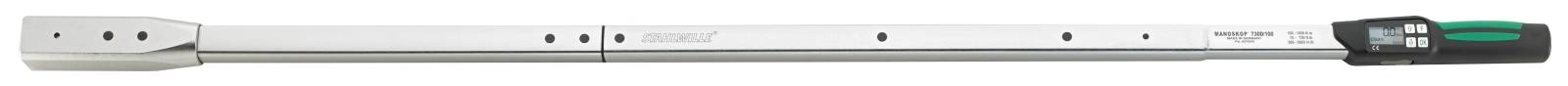 Drehmomentschlüssel Service/Serien MANOSKOP Nr. 730D Mess-B. 100-1000Nm 4-kant L. 1520mm