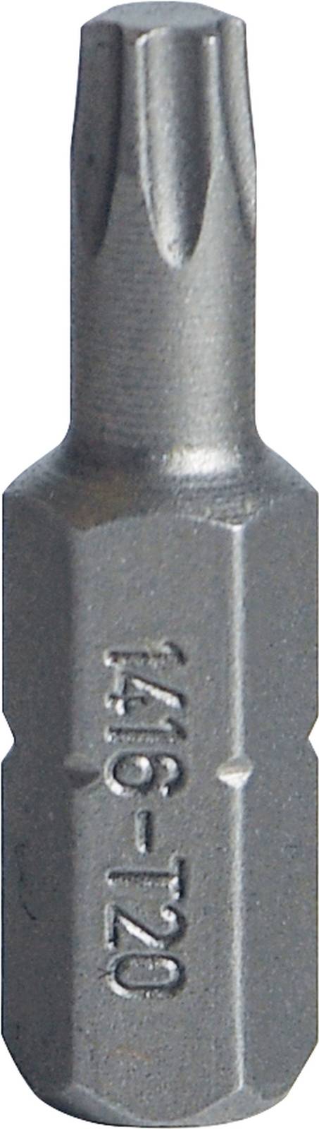Bit-Schraubendrehereinsatz Gr. T 20 6kant C 6,3 L.27mm